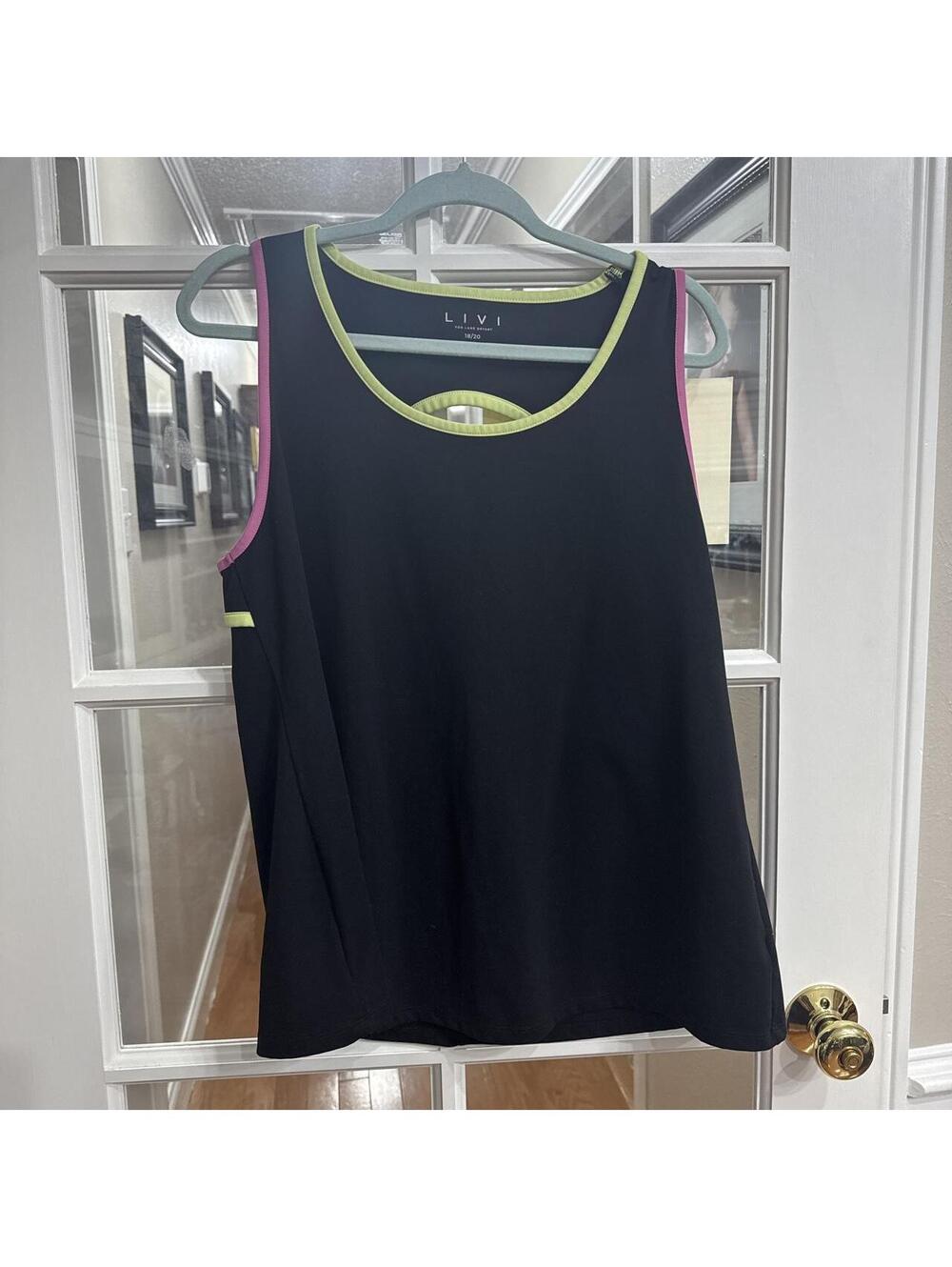Lane Bryant Women's Black and Navy Vests-tanks-cami